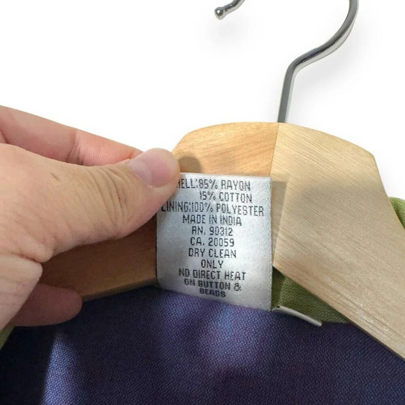 Parsley & Sage Women’s Boho Chic Jacket Multicolor Patchwork Size Small Vibrant - Picture 4 of 8